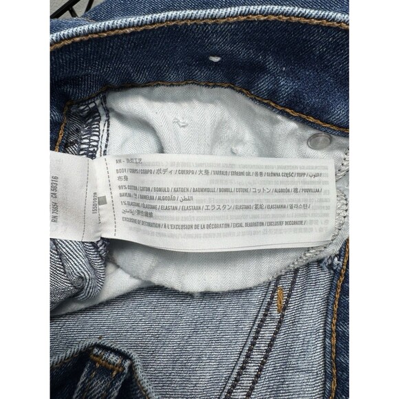 Abercrombie & Fitch Jeans Womens 27/4 The Ankle Straight Ultra High Rise Destroy - Picture 5 of 10